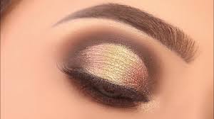 golden eye makeup tutorial for party