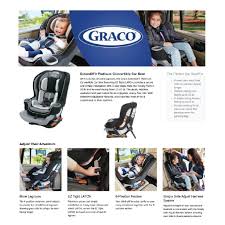 Ez tight™ latch offers a secure and simple installation in 3 easy steps. Graco Extend2fit Platinum Convertible Baby Car Seat With Ez Tight Latch For Newborn Up To 29 Kg Colour Carlen Shopee Malaysia