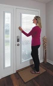 White Cordless Add On Enclosed Blinds