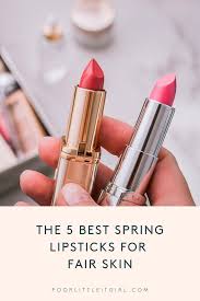 spring lipstick colors for fair skin