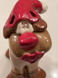 vine original clay art santa dog