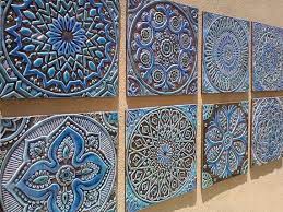 Mandala Wall Decor Tile Wall Art