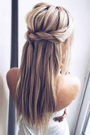 Easy updo hairstyles for women. 58 Cute Straight Hairstyles For Long Hair Braided Hairstyles For Wedding Wedding Hair Down Straight Hairstyles