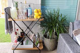 Patio Bar Cart Styling Sponsored By