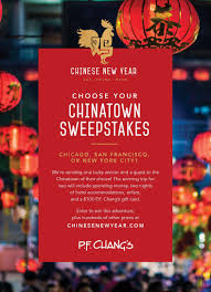 p f chang s celebrating chinese new year by giving away more than one million prize filled red envelopes and a trip for two to chinatown
