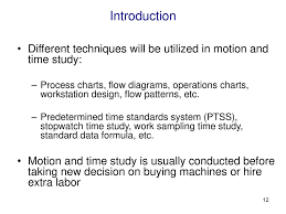 Introduction To Motion And Time Study Ppt Download