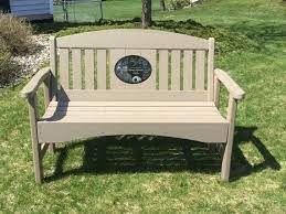 48 Memorial Bench With 8 5x11 Laser