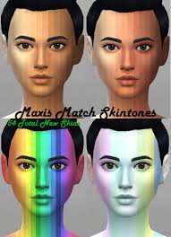 mod the sims maxis match skintones