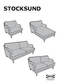 Ikea Stocksund 3 Seater Sofa Furniture