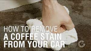 how to remove a coffee stain auto