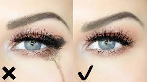 how to stop your eyes watering when applying wearing makeup quick easy hack
