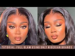 tutorial full glam using only nigerian