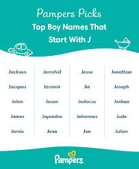 top baby boy names that start with j