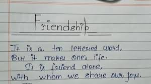 45 short poems about friendship to