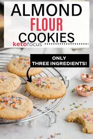 almond flour cookies only 3 ings
