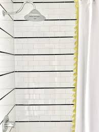 Subway tiles in a traditional brick pattern has been king of the bathroom and kitchen backsplash, but what's next? Kids Bathroom Renovation Subway Tile Chrome Emily A Clark