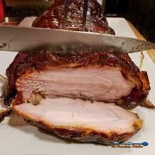 bacon wrapped smoked pork loin the