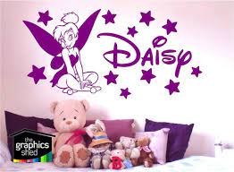 Personalised Tinkerbell Wall Sticker