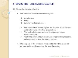 Purpose of a Literature Review     SlidePlayer