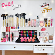 bridal makeup kit items list with