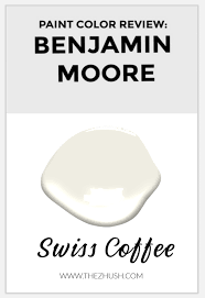 Benjamin Moore Swiss Coffee Paint Color