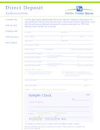 30 Printable Direct Deposit Form Templates Fillable