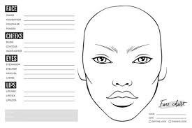 blank face chart images browse 3 170