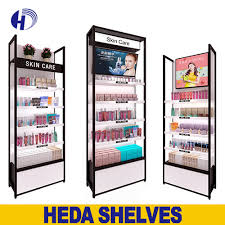 heda shelves wall makeup display stand