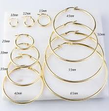 Heavy Gold Plated Over Sterling Silver Hoop Earring Finding