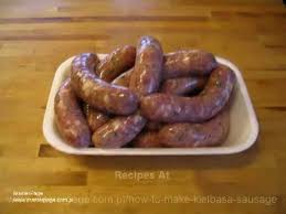 how to make polish sausage at home