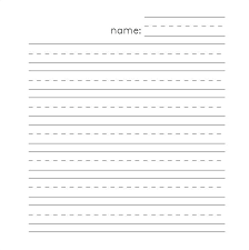 Kids Handwriting Paper Regular Lined Free Printable Stationery For