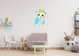 Owl Crown Icon Removable Wall