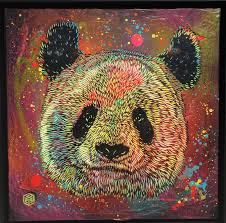 ▷ Le Panda par C215, 2019 | Peinture | Artsper (619872)