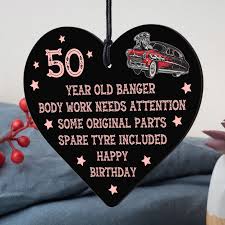 funny rude 50th birthday gift for him