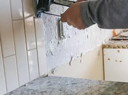 Remove Tile Backsplash In The Kitchen