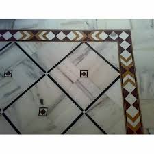 polished finish designer marble floor