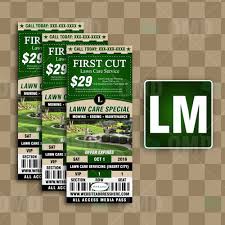 Lawn Care Ticket Style Promo 2 The Lawn Market