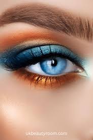 smokey eye makeup looks for blue eyes