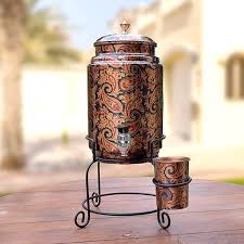 Printed Copper Water Dispenser With