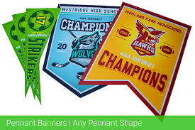 pennant banners templates custom