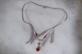 diamond necklace earring set 18k