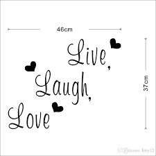live laugh love heart vinyl wall decals