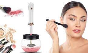 off on electric makeup brush cleaner