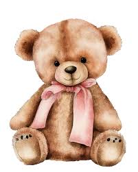 cute teddy bear clipart