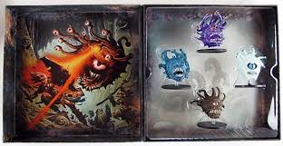 A massive orb of brown, bruised flesh floats down from the tunnel shaft above. Dungeons Dragons Beholder Collector S Set Miniatures 4 Figurines Pathfinder 1899200233