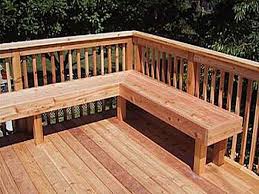 Deck Bench Plans Small Deck Bench