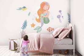 Mermaid Princess Wall Decal Set