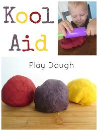 simple no cook kool aid play dough