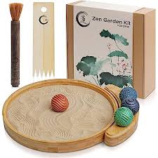 Enso Zen Garden For Desk Sand Tray