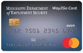 This can take a few weeks after you file your claim, so it's a good idea to be careful with your. Mississippi Way2go Card For Unemployment Eppicard Help